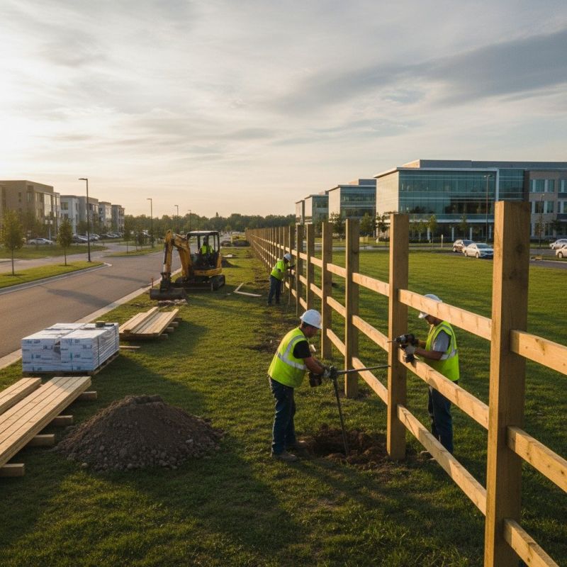 Local Fence Installation pros at work