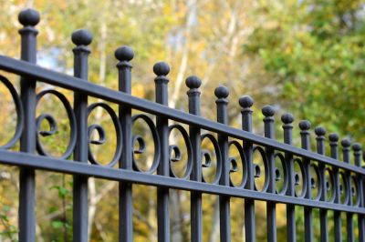 Wrought Iron Fence Installation!